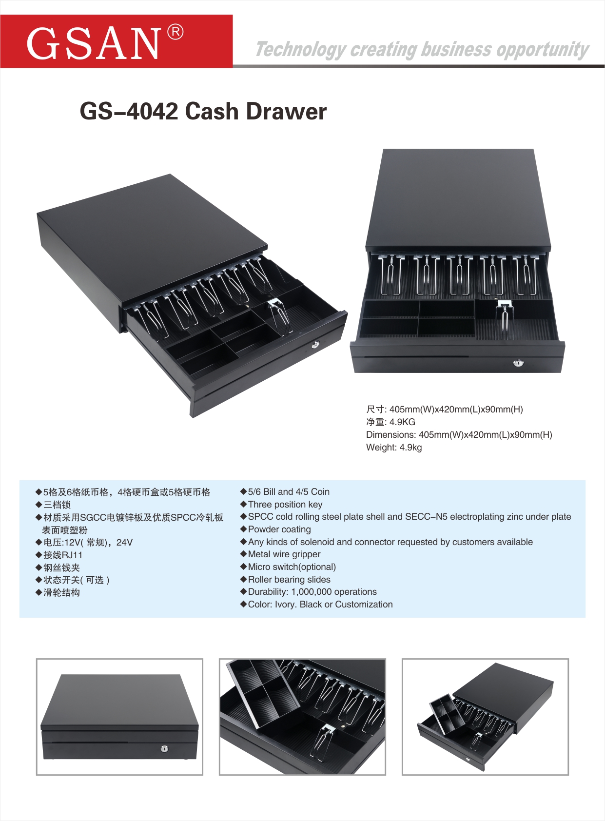 Paramètre 4042 6B4C Cash Titure