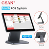 GS-T3 Restaurant Machine de caissier de vente au détail tout dans un système de point de vente à écran tactile