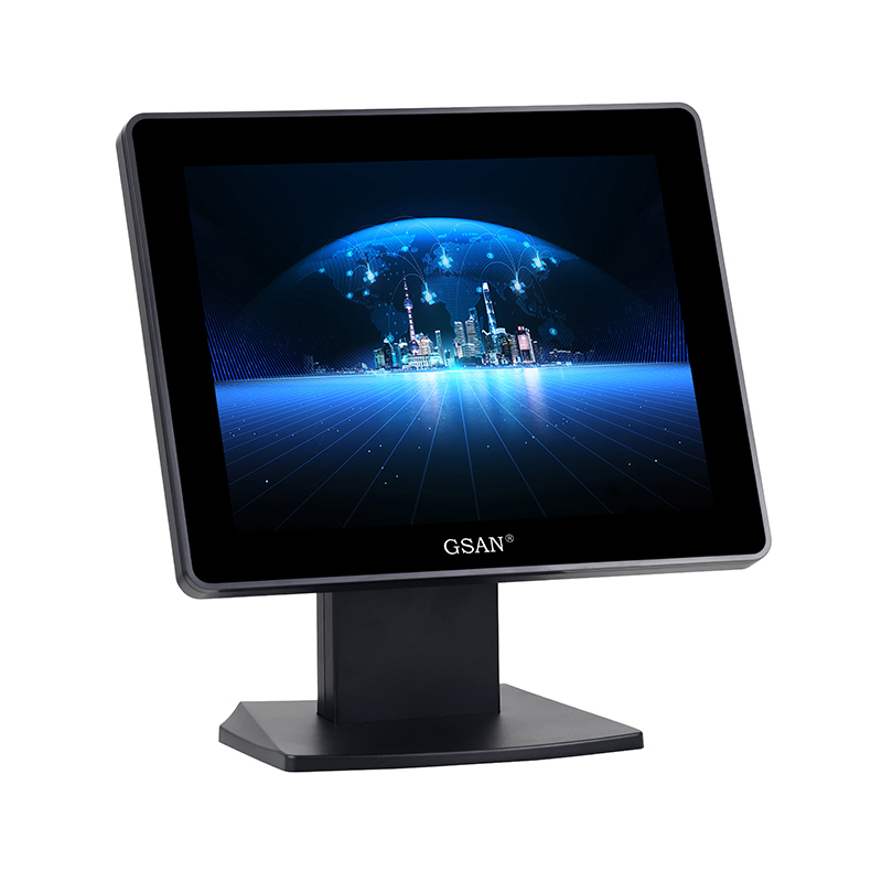 GS-1010 Écran plat de 10,4 pouces Moniteur tactile POS Moniteur à écran tactile capacitif