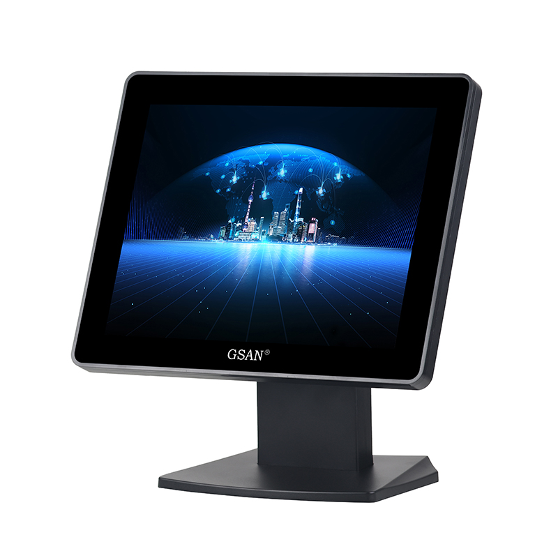 GS-1010 Écran plat de 10,4 pouces Moniteur tactile POS Moniteur à écran tactile capacitif