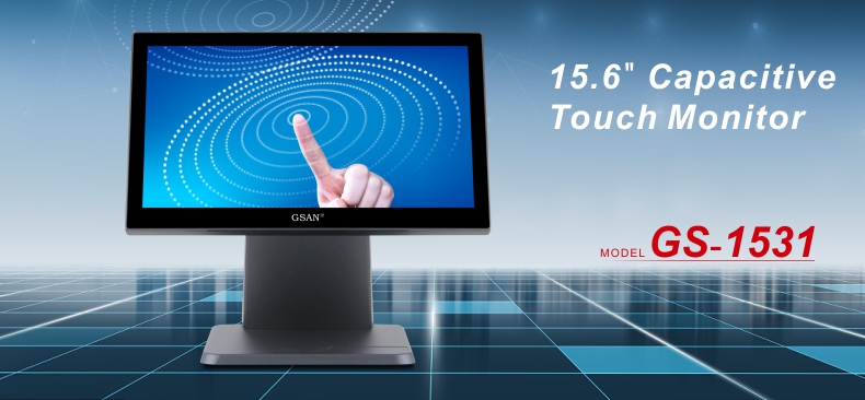 Moniteur tactile capacitif de 15,6 pouces