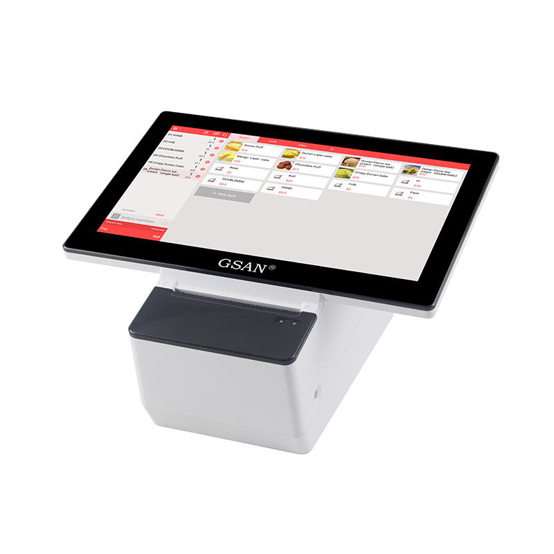 GS-TD30 POS TOCK CORRESS Recgister tout en un seul écran tactile Terminal POS pour restaurant