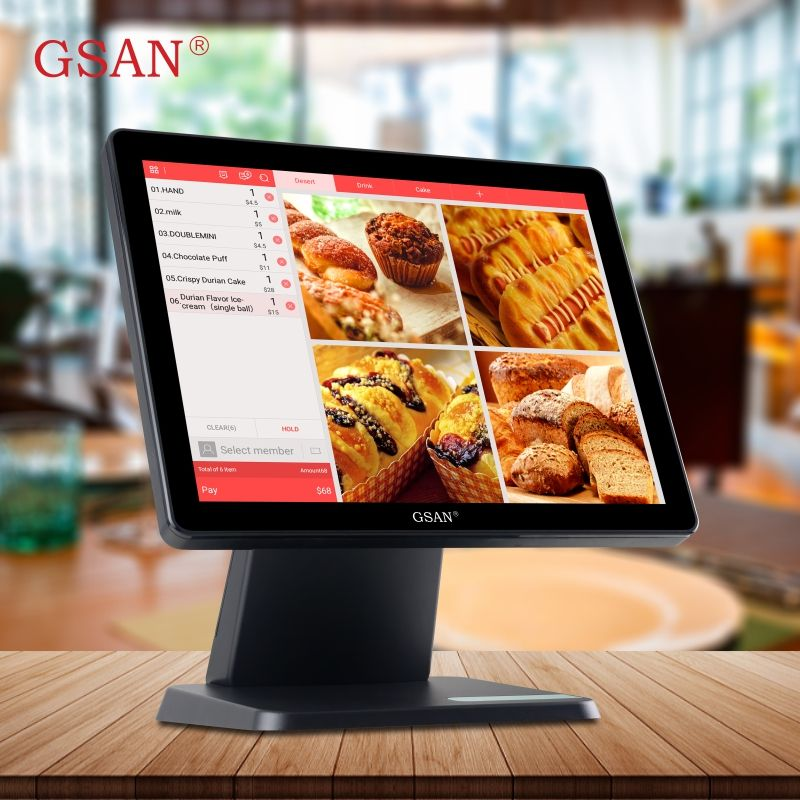 GS-T5 Electronic Cower Payment Tablet POS Système pour restaurant