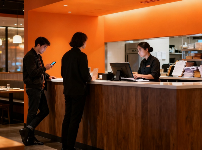 Système de point de vente pour l'industrie de la restauration