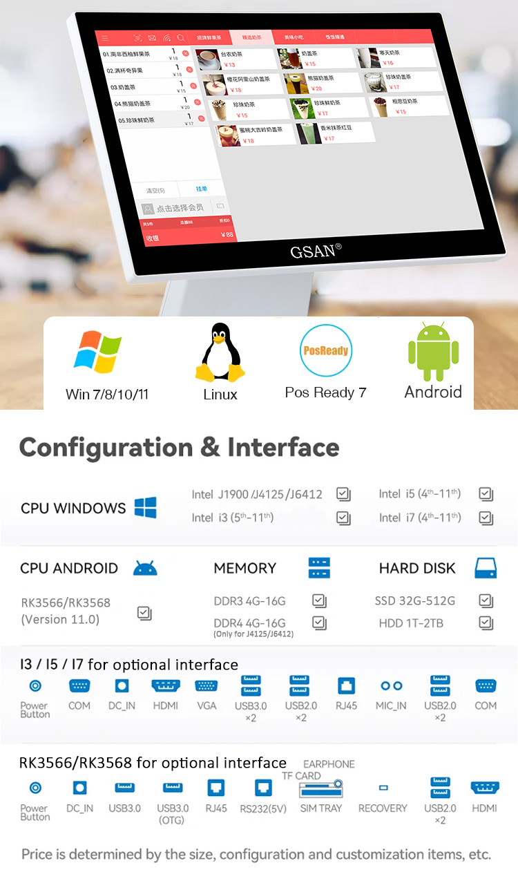 Configuration du système de point de vente