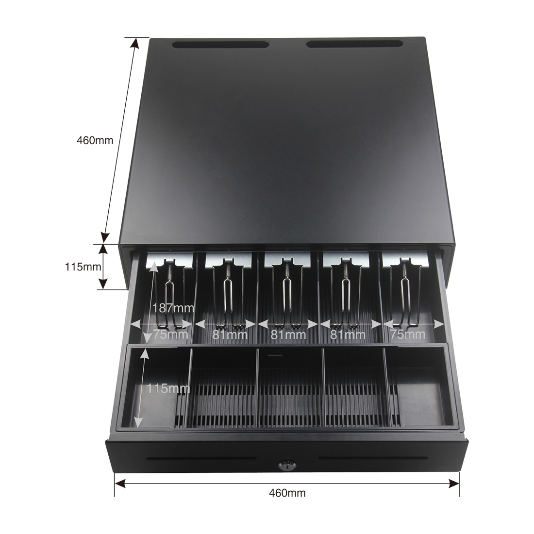 tiroir-caisse de grande taille