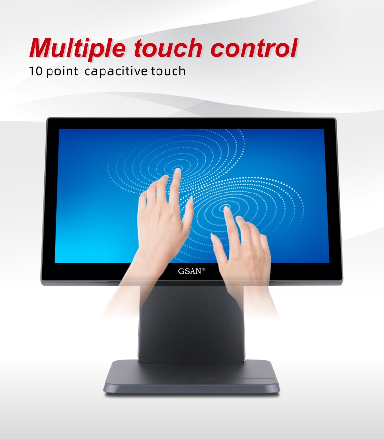 Contrôle tactile multiple du moniteur