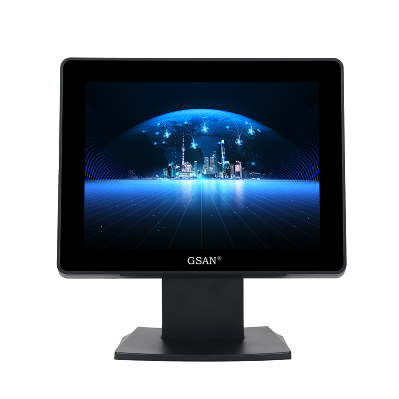 GS-1010 Écran plat de 10,4 pouces Moniteur tactile POS Moniteur à écran tactile capacitif
