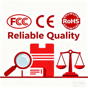 GSAN Le produit est certifié FCC CE RoHS