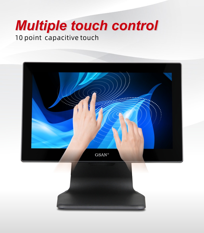 Contrôle tactile multiple du moniteur