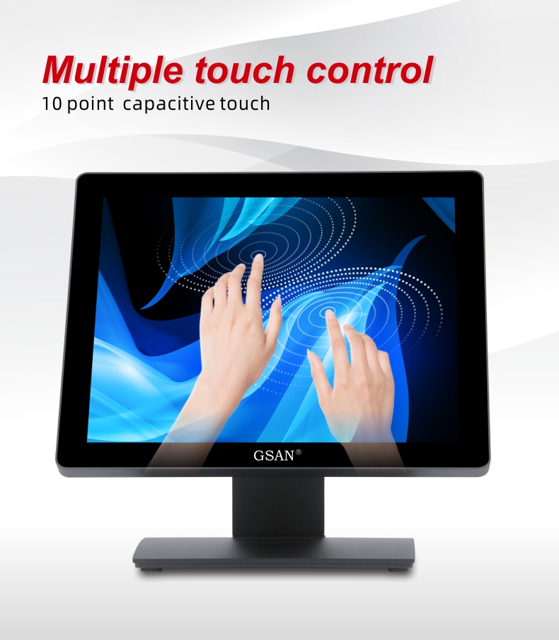 Contrôle tactile multiple du moniteur