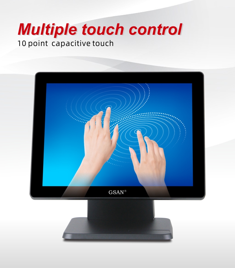 moniteur de position à contrôle tactile multiple