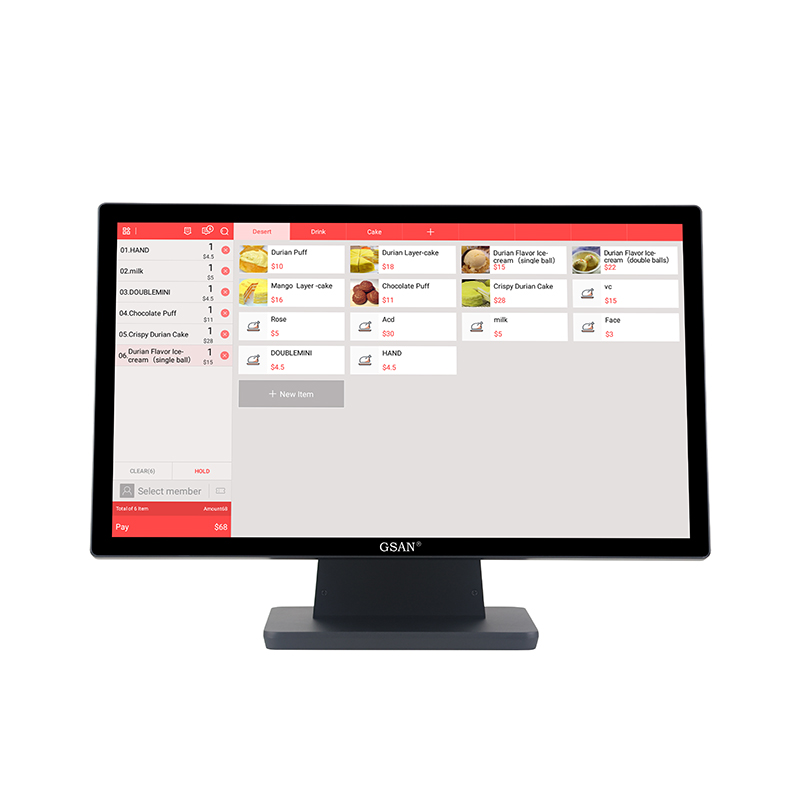 GS-A8 PC industriel à écran tactile capacitif de 23,8 pouces pour l'industrie