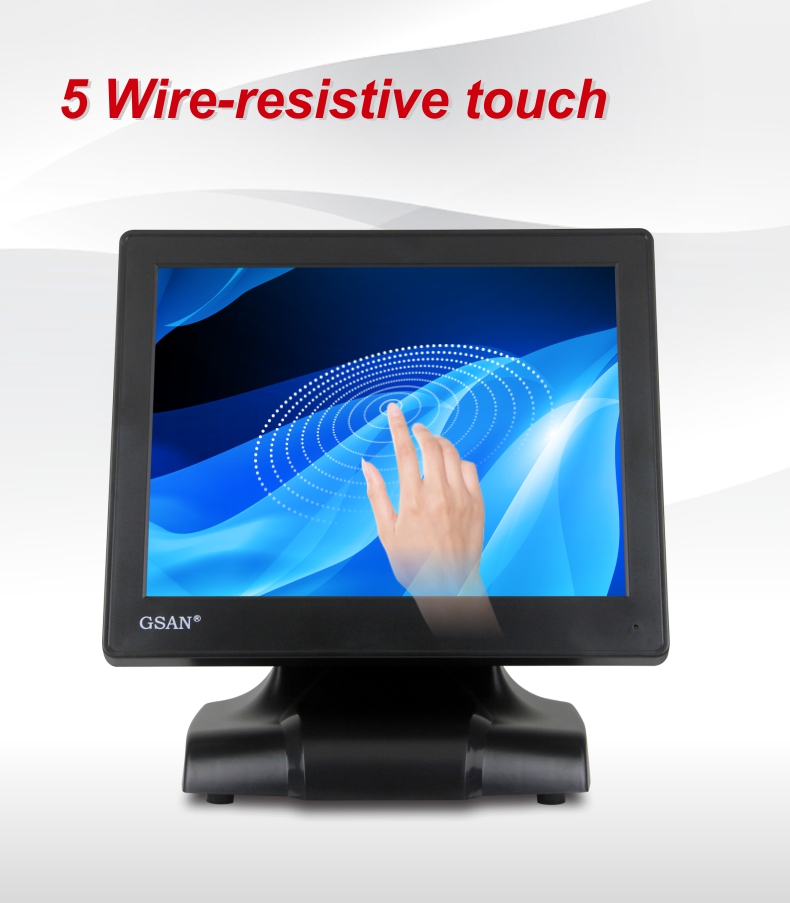 Moniteur tactile résistif à 5 fils