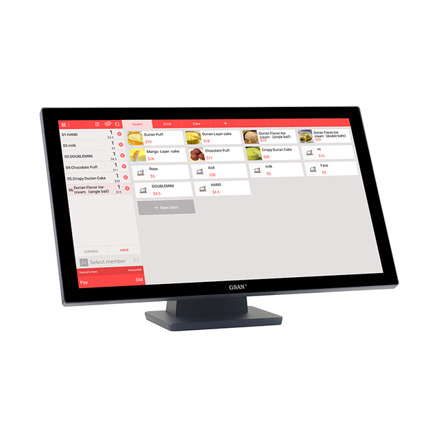 GS-Q3 affichage de bureau industriel de PC d'écran tactile capacitif de 27 pouces