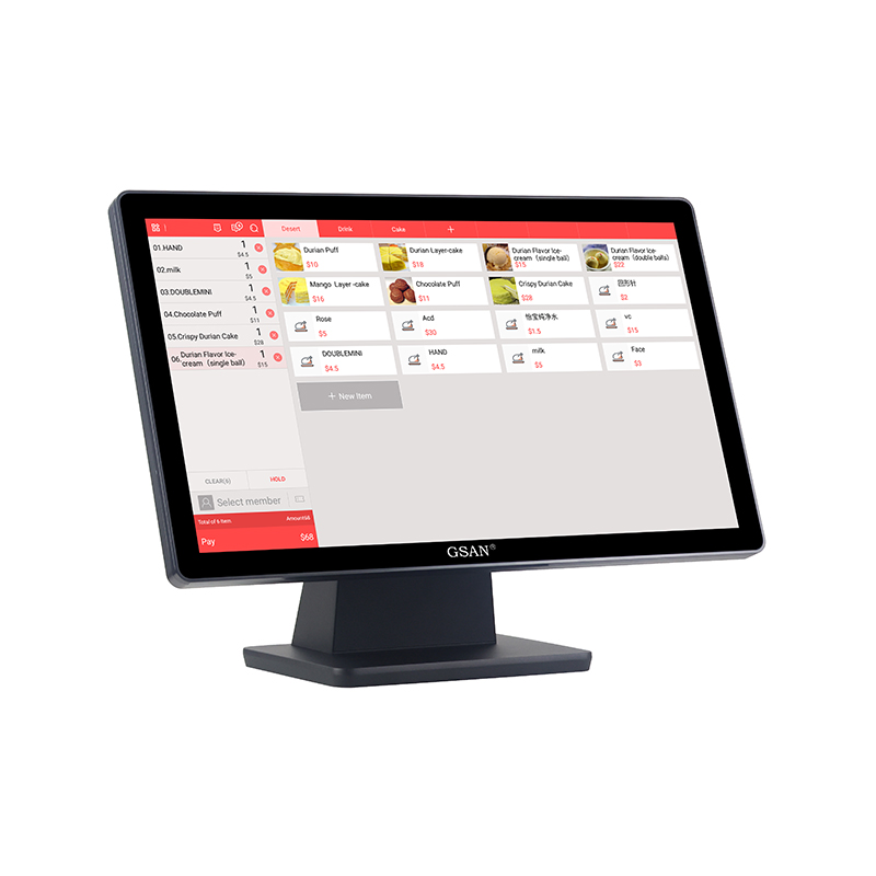 GS-2105 Moniteur à écran tactile capacitif plat de qualité industrie