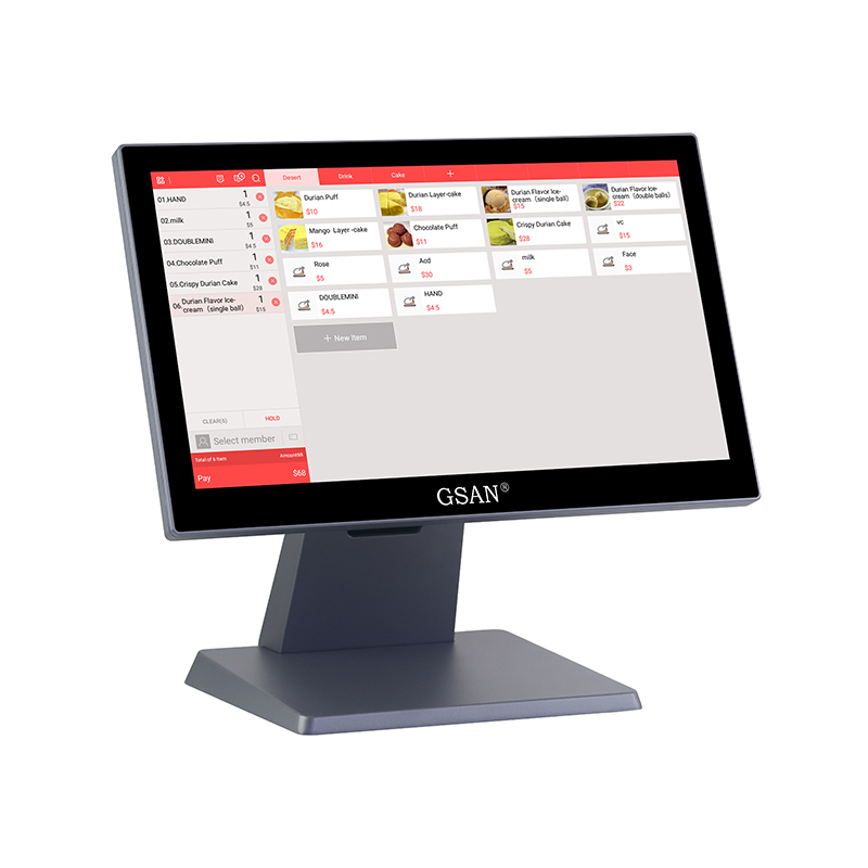 GS-T2 All In One Tact Screen POS System Mardware for Supermarket